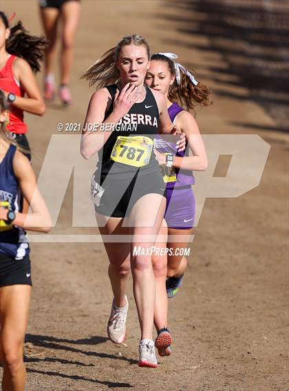 Thumbnail 3 in CIF State Cross Country Championships (Girls D4 Race) photogallery.