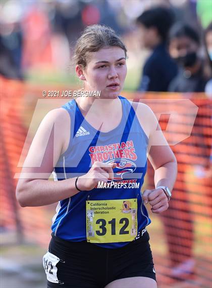 Thumbnail 1 in CIF State Cross Country Championships (Girls D4 Race) photogallery.
