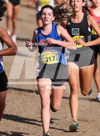 Thumbnail 2 in CIF State Cross Country Championships (Girls D4 Race) photogallery.