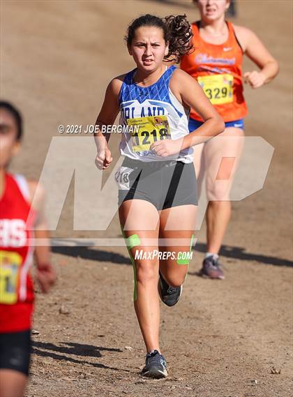 Thumbnail 1 in CIF State Cross Country Championships (Girls D4 Race) photogallery.