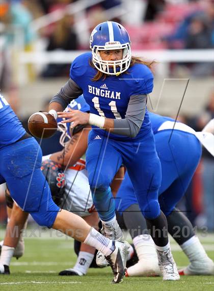 Thumbnail 3 in Brighton vs. Bingham (UHSAA 5A Final) photogallery.