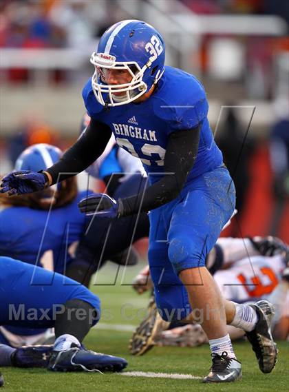 Thumbnail 3 in Brighton vs. Bingham (UHSAA 5A Final) photogallery.