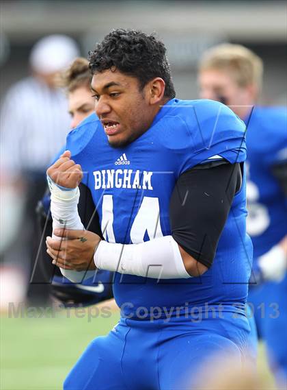 Thumbnail 1 in Brighton vs. Bingham (UHSAA 5A Final) photogallery.