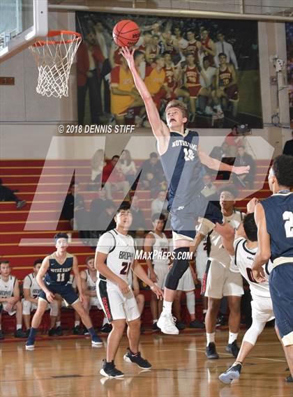 Thumbnail 2 in Notre Dame (SO) vs. Brophy College Prep (Father Barry Christmas Classic) photogallery.