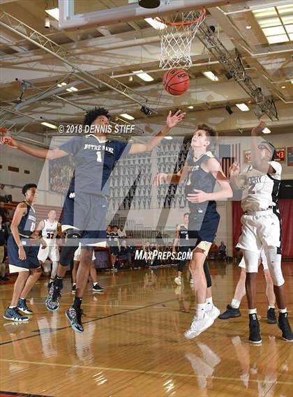Thumbnail 3 in Notre Dame (SO) vs. Brophy College Prep (Father Barry Christmas Classic) photogallery.
