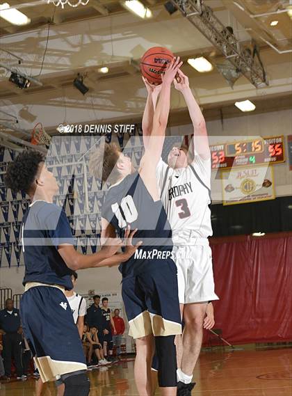Thumbnail 3 in Notre Dame (SO) vs. Brophy College Prep (Father Barry Christmas Classic) photogallery.