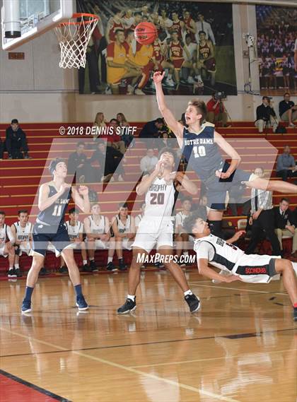 Thumbnail 2 in Notre Dame (SO) vs. Brophy College Prep (Father Barry Christmas Classic) photogallery.
