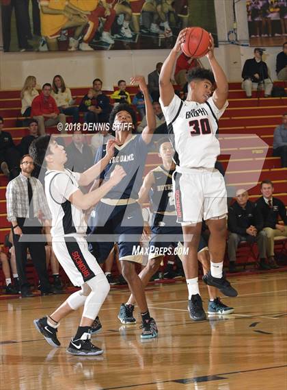 Thumbnail 1 in Notre Dame (SO) vs. Brophy College Prep (Father Barry Christmas Classic) photogallery.