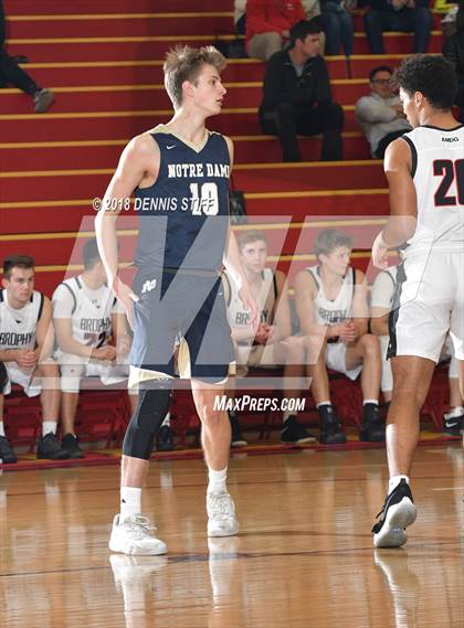 Thumbnail 1 in Notre Dame (SO) vs. Brophy College Prep (Father Barry Christmas Classic) photogallery.