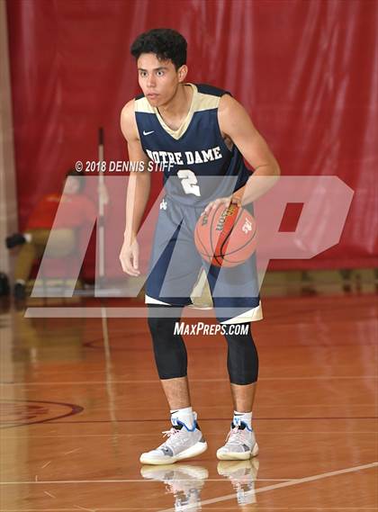 Thumbnail 2 in Notre Dame (SO) vs. Brophy College Prep (Father Barry Christmas Classic) photogallery.