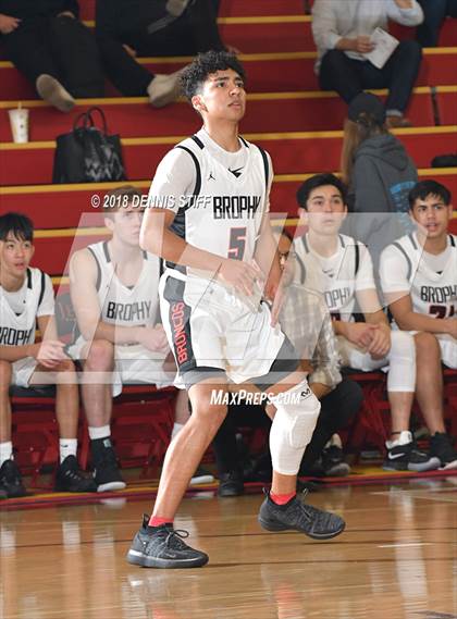 Thumbnail 1 in Notre Dame (SO) vs. Brophy College Prep (Father Barry Christmas Classic) photogallery.