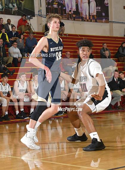 Thumbnail 1 in Notre Dame (SO) vs. Brophy College Prep (Father Barry Christmas Classic) photogallery.