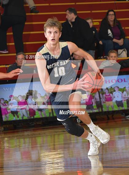 Thumbnail 1 in Notre Dame (SO) vs. Brophy College Prep (Father Barry Christmas Classic) photogallery.