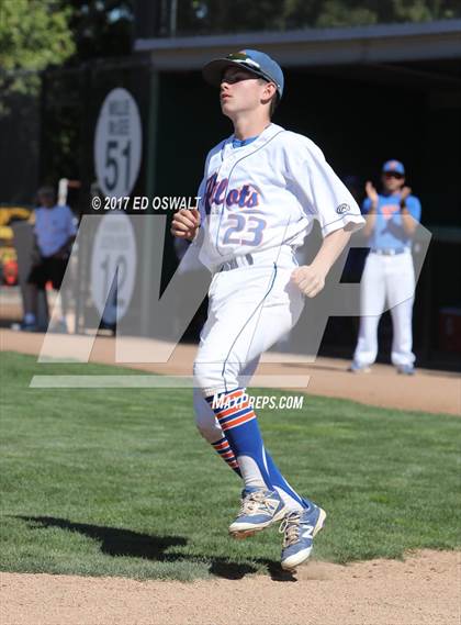 Thumbnail 1 in St. Joseph Notre Dame vs. St. Patrick-St. Vincent (CIF NCS Division 4 Final) photogallery.