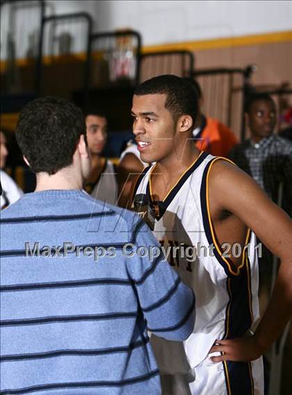 Thumbnail 2 in Monsignor McClancy vs. Mt. St. Michael Academy (CHSAA Class A Quarterfinal) photogallery.