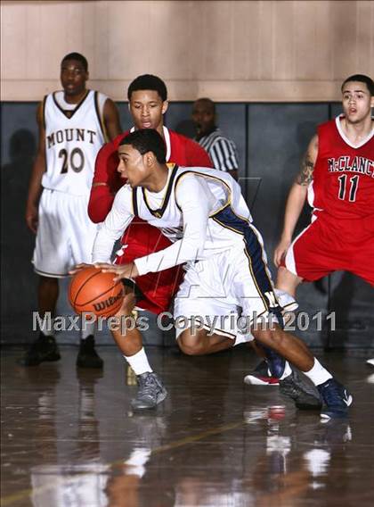 Thumbnail 3 in Monsignor McClancy vs. Mt. St. Michael Academy (CHSAA Class A Quarterfinal) photogallery.