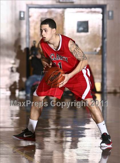 Thumbnail 2 in Monsignor McClancy vs. Mt. St. Michael Academy (CHSAA Class A Quarterfinal) photogallery.