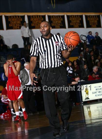 Thumbnail 3 in Monsignor McClancy vs. Mt. St. Michael Academy (CHSAA Class A Quarterfinal) photogallery.