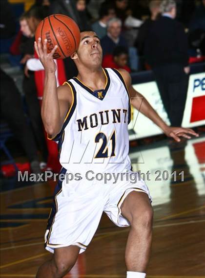 Thumbnail 1 in Monsignor McClancy vs. Mt. St. Michael Academy (CHSAA Class A Quarterfinal) photogallery.