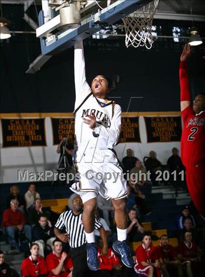Thumbnail 1 in Monsignor McClancy vs. Mt. St. Michael Academy (CHSAA Class A Quarterfinal) photogallery.