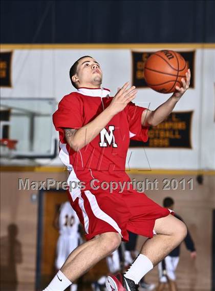 Thumbnail 1 in Monsignor McClancy vs. Mt. St. Michael Academy (CHSAA Class A Quarterfinal) photogallery.