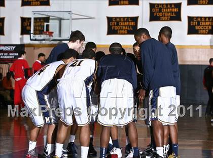 Thumbnail 2 in Monsignor McClancy vs. Mt. St. Michael Academy (CHSAA Class A Quarterfinal) photogallery.