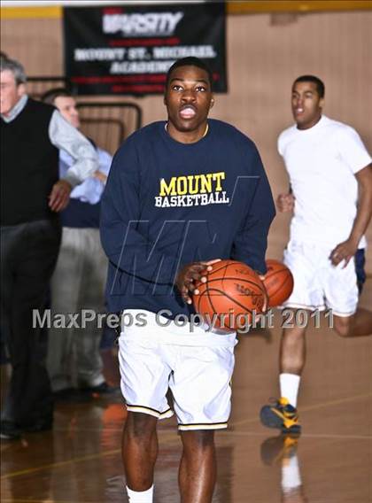 Thumbnail 3 in Monsignor McClancy vs. Mt. St. Michael Academy (CHSAA Class A Quarterfinal) photogallery.