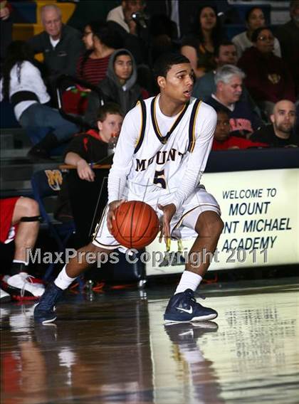 Thumbnail 3 in Monsignor McClancy vs. Mt. St. Michael Academy (CHSAA Class A Quarterfinal) photogallery.