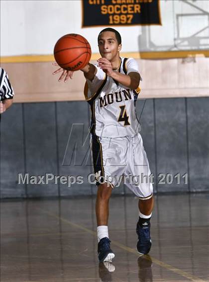 Thumbnail 1 in Monsignor McClancy vs. Mt. St. Michael Academy (CHSAA Class A Quarterfinal) photogallery.