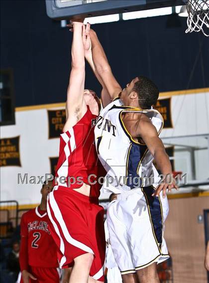 Thumbnail 1 in Monsignor McClancy vs. Mt. St. Michael Academy (CHSAA Class A Quarterfinal) photogallery.
