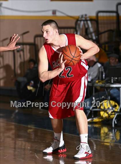 Thumbnail 3 in Monsignor McClancy vs. Mt. St. Michael Academy (CHSAA Class A Quarterfinal) photogallery.