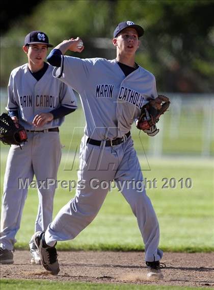Thumbnail 2 in Marin Catholic @ St. Patrick/St. Vincent (CIF NCS D4 Playoffs) photogallery.
