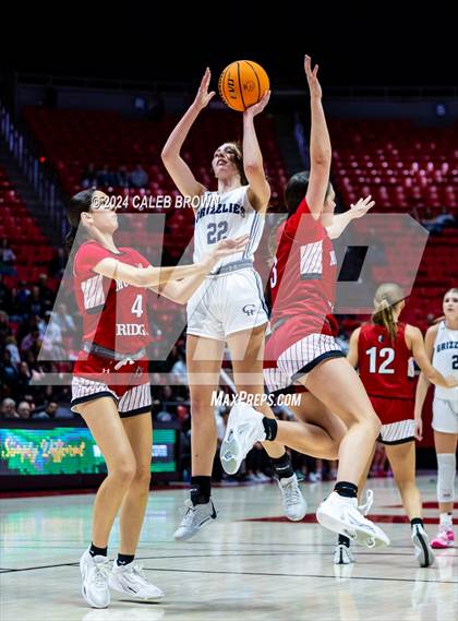 Thumbnail 1 in Copper Hills vs. Mountain Ridge )UHSAA 6A Quarterfinal) photogallery.