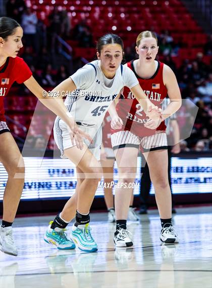 Thumbnail 1 in Copper Hills vs. Mountain Ridge )UHSAA 6A Quarterfinal) photogallery.