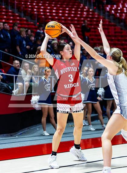 Thumbnail 2 in Copper Hills vs. Mountain Ridge )UHSAA 6A Quarterfinal) photogallery.