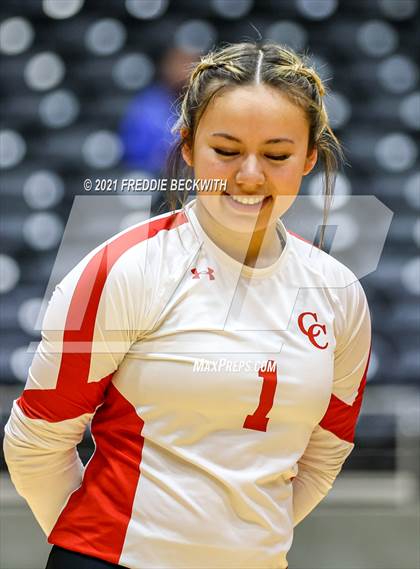 Thumbnail 3 in Canyon vs. Grapevine (UIL Volleyball 5A Semi-Finals)  photogallery.