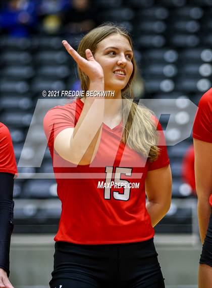 Thumbnail 2 in Canyon vs. Grapevine (UIL Volleyball 5A Semi-Finals)  photogallery.