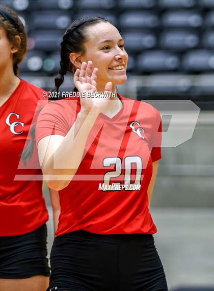 Thumbnail 3 in Canyon vs. Grapevine (UIL Volleyball 5A Semi-Finals)  photogallery.