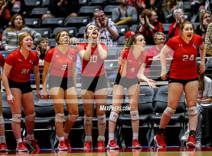 Thumbnail 1 in Canyon vs. Grapevine (UIL Volleyball 5A Semi-Finals)  photogallery.