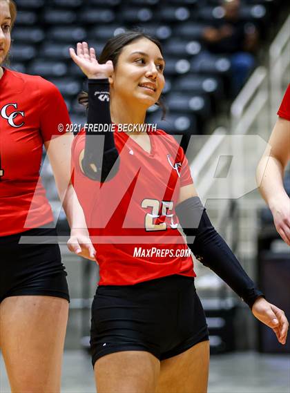 Thumbnail 3 in Canyon vs. Grapevine (UIL Volleyball 5A Semi-Finals)  photogallery.