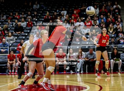 Thumbnail 1 in Canyon vs. Grapevine (UIL Volleyball 5A Semi-Finals)  photogallery.