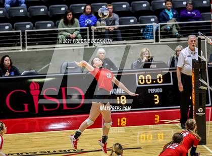 Thumbnail 3 in Canyon vs. Grapevine (UIL Volleyball 5A Semi-Finals)  photogallery.