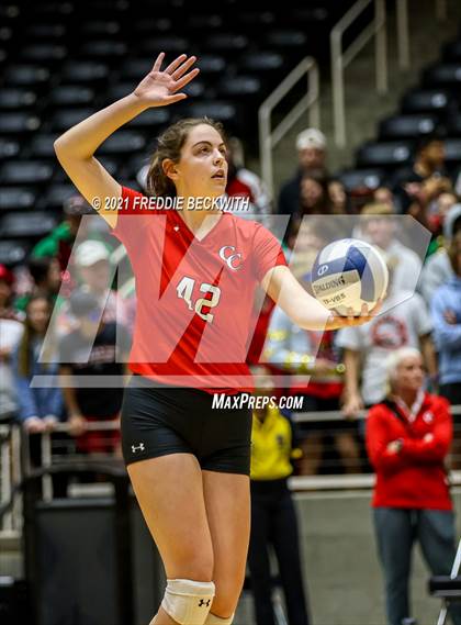 Thumbnail 1 in Canyon vs. Grapevine (UIL Volleyball 5A Semi-Finals)  photogallery.