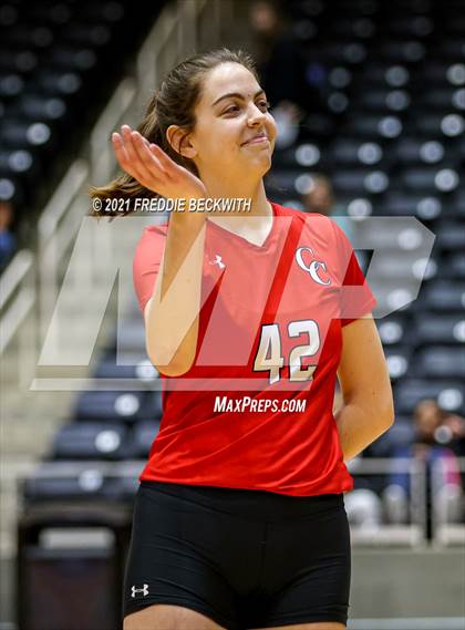 Thumbnail 1 in Canyon vs. Grapevine (UIL Volleyball 5A Semi-Finals)  photogallery.