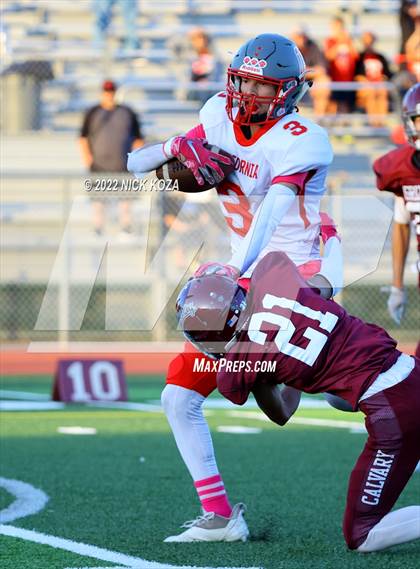 Thumbnail 3 in California School for the Deaf-Riverside vs. Calvary Chapel photogallery.