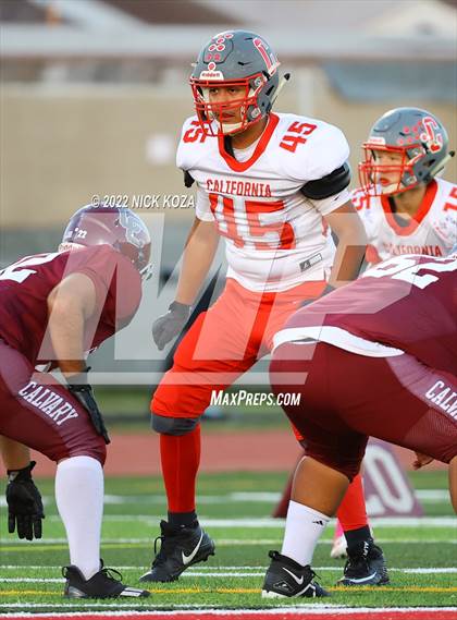 Thumbnail 2 in California School for the Deaf-Riverside vs. Calvary Chapel photogallery.