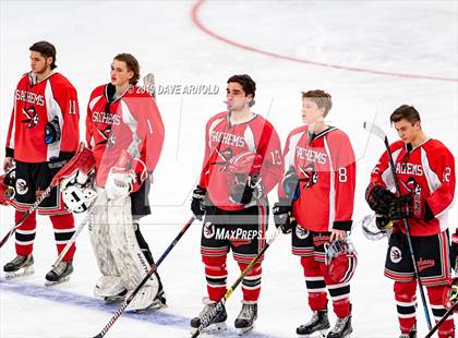 Thumbnail 2 in Winchester vs. Duxbury (MIAA Division 1 State Final) photogallery.