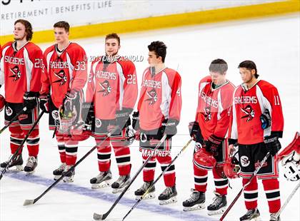 Thumbnail 3 in Winchester vs. Duxbury (MIAA Division 1 State Final) photogallery.