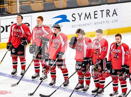 Thumbnail 1 in Winchester vs. Duxbury (MIAA Division 1 State Final) photogallery.
