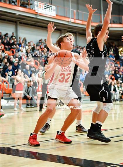 Thumbnail 3 in Arlington vs. Marysville-Pilchuck (WIAA 3A District Playoff) photogallery.